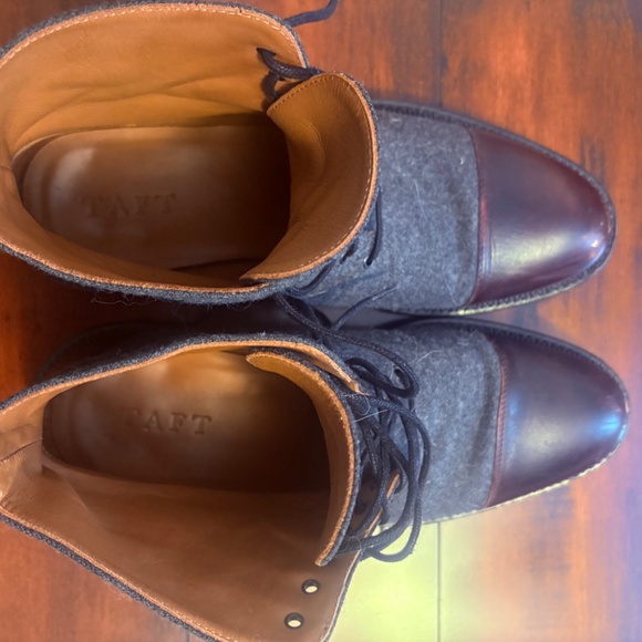 Taft The Jack Men’s Boot. Grey Wool/Oxblood. Size 40 (US 7.5) main image 2